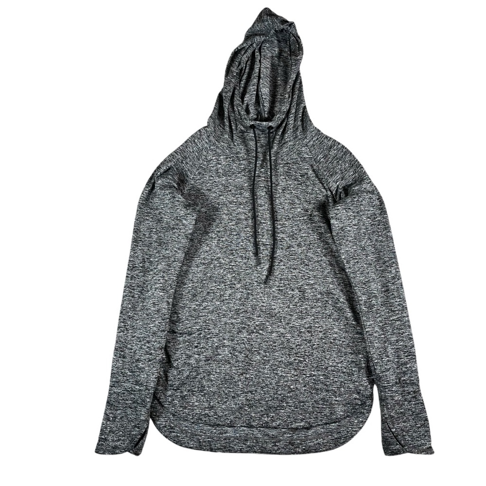 Athleta Women's Uptempo Hoodie Sweatshirt‎ Drawstring Black/Gray Size Small
